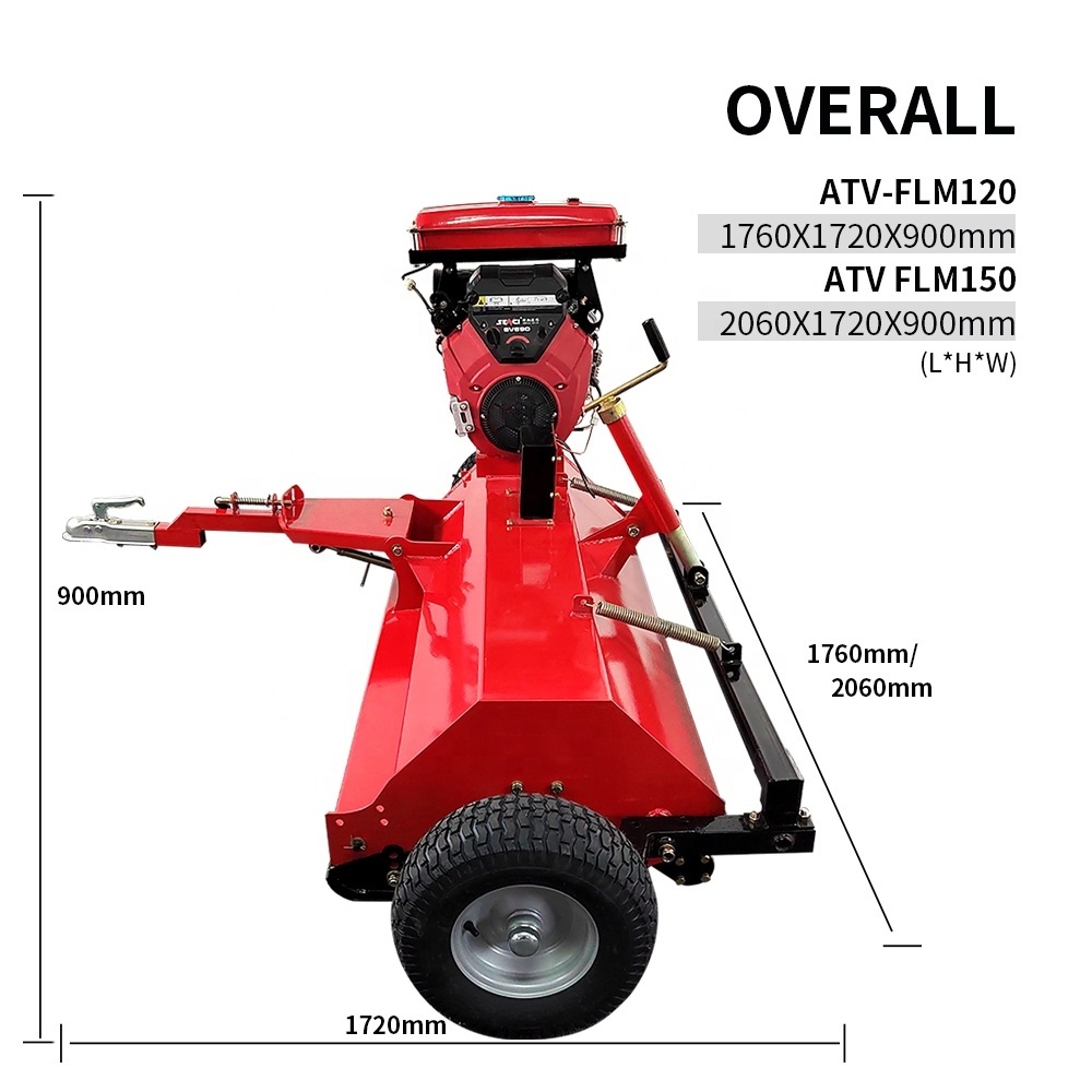 Sinolink New 24hp ATV Flail Mower with Loncin Rato Briggs&Stratton Engine for Wholesale Lown Lowes Mower