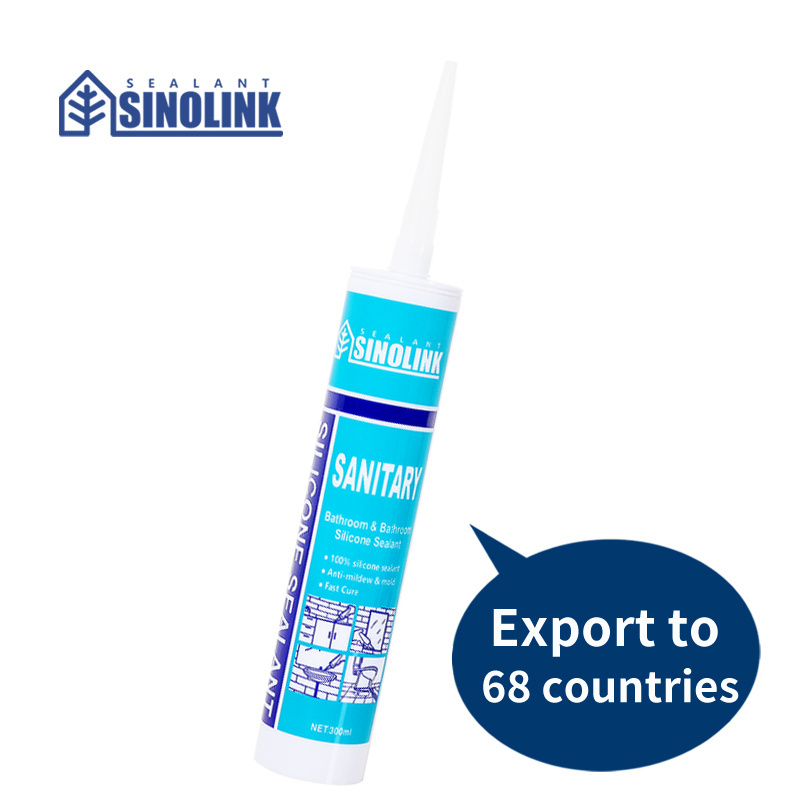 SINOLINKING good price structural roofing adhesive silicone sealant white glue