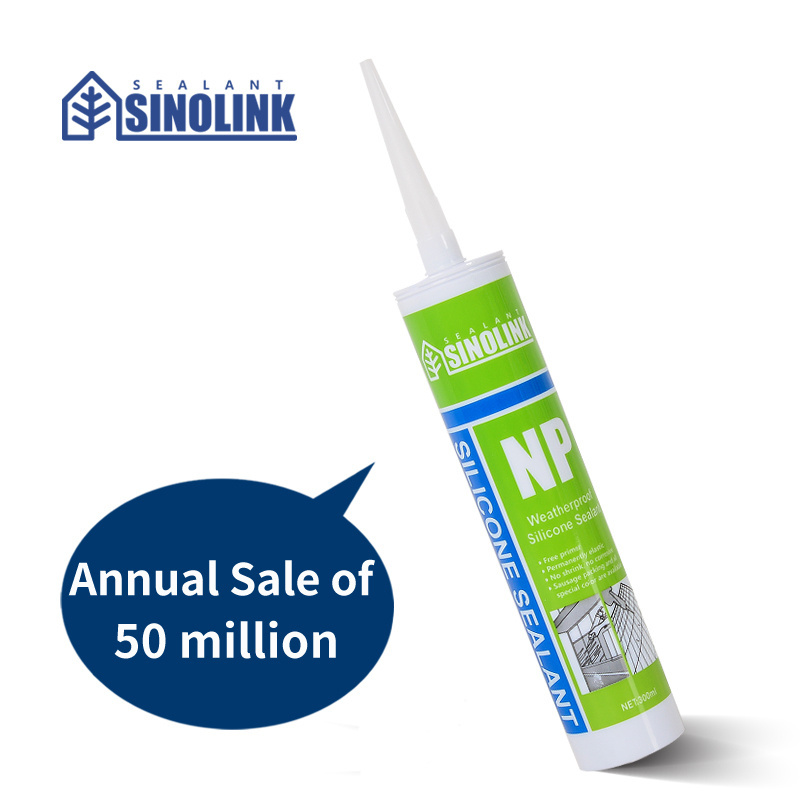 SINOLINKING good price structural roofing adhesive silicone sealant white glue