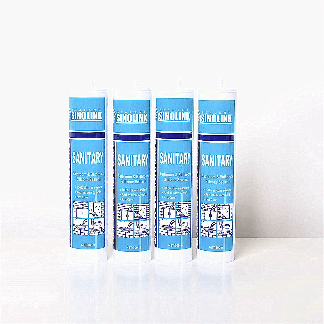 SINOLINKING good price structural roofing adhesive silicone sealant white glue