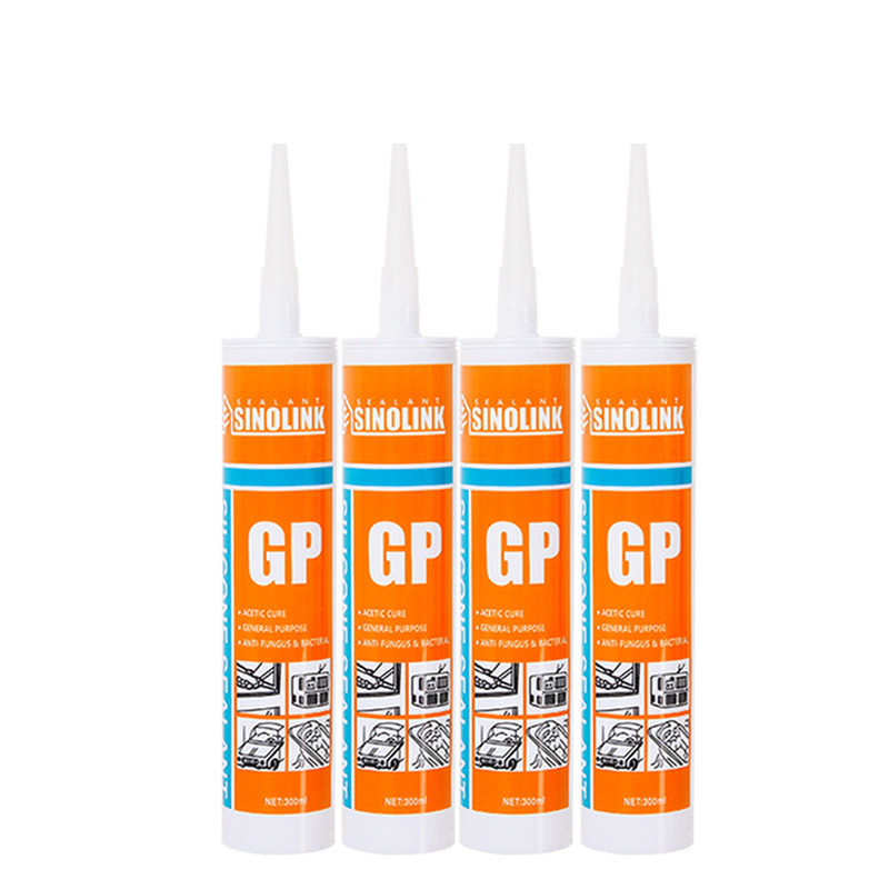 Factory Price 280ml 300ml GP White Silicon Spray Sealant Gum Acetic Silicone Sealant for Windows and Doors