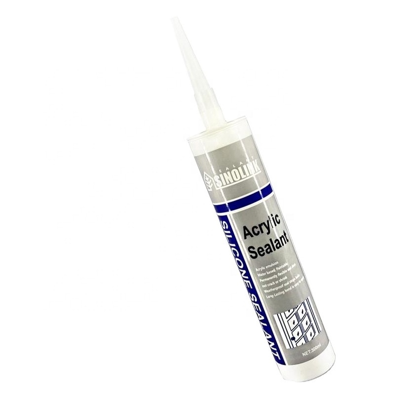 Shandong General Purpose Firestop Water-proof Paint Caulk Anti-mold Siliconzied Acrylic Sealant Tube for Building