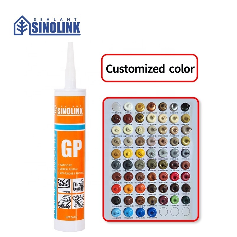 OEM manufacture pvc aluminium wood glass weatherproof adhesive general purpose silicone sealant