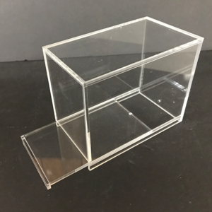 Custom Acrylic PSA Graded Display Case Acrylic Pokemon Evolutions Booster Box With Sliding Lid