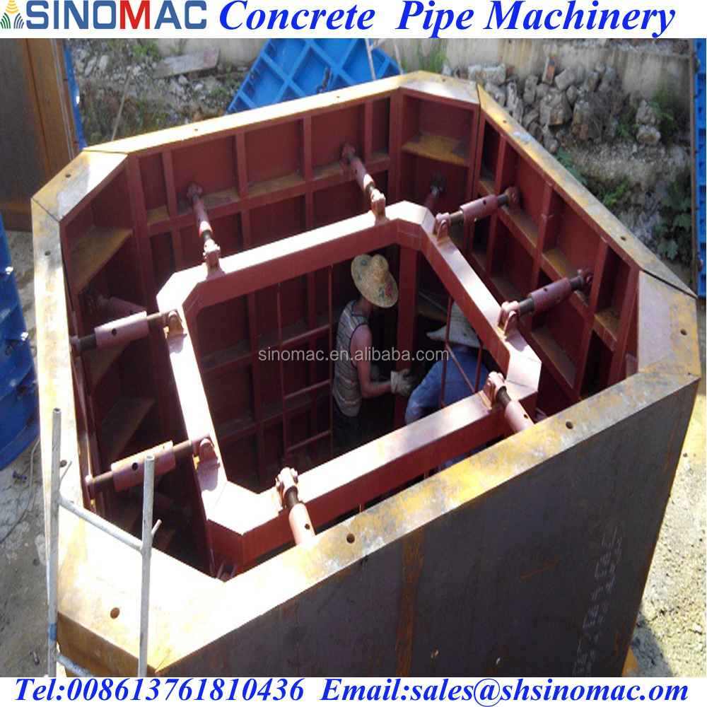 Precast PCCP JCCP RCP  Reinforced Concrete Box Culvert Making Machine