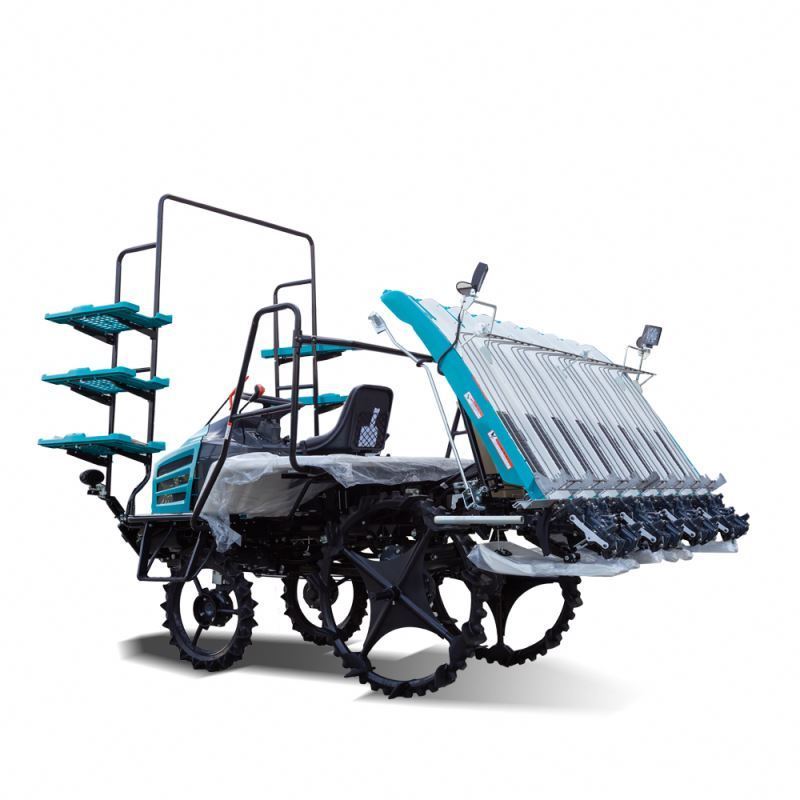 Changlin Diesel Engine High Speed 6 Rows Riding Rice Paddy Field Planting Machine