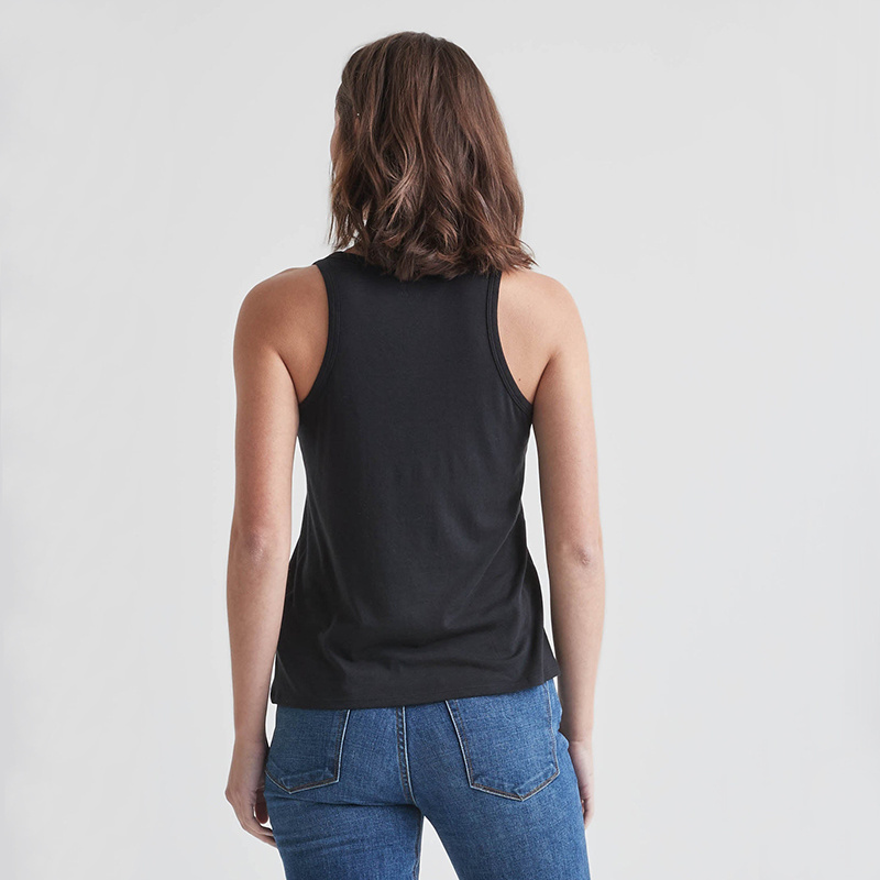 High Quality Custom Logo Bamboo Fiber Women's Tank Tops Made from Organic and Sustainable Eco Bamboo Viscose Fabrics with tags