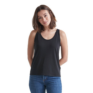 High Quality Custom Logo Bamboo Fiber Women's Tank Tops Made from Organic and Sustainable Eco Bamboo Viscose Fabrics with tags