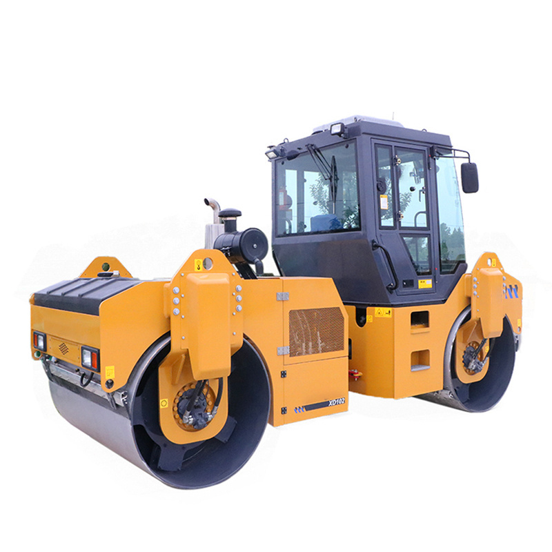 China XD83 8.5Ton Manual Vibratory Hydraulic Tandem Double Drum Road Roller with Spare Parts