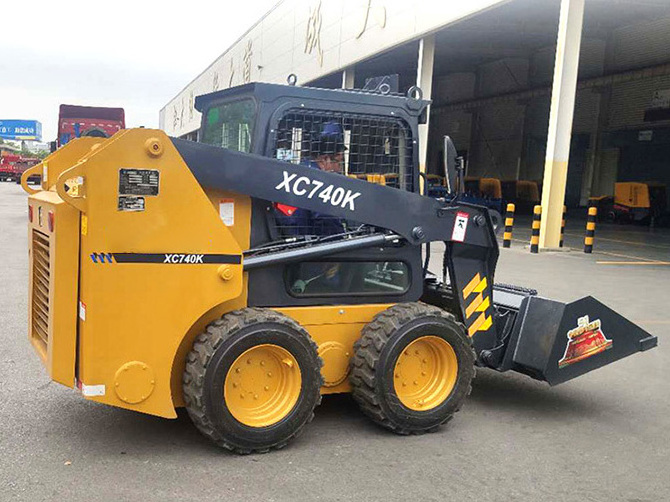 Cheapest 50HP JC45 diesel mini skid steer wheel loader for Sale