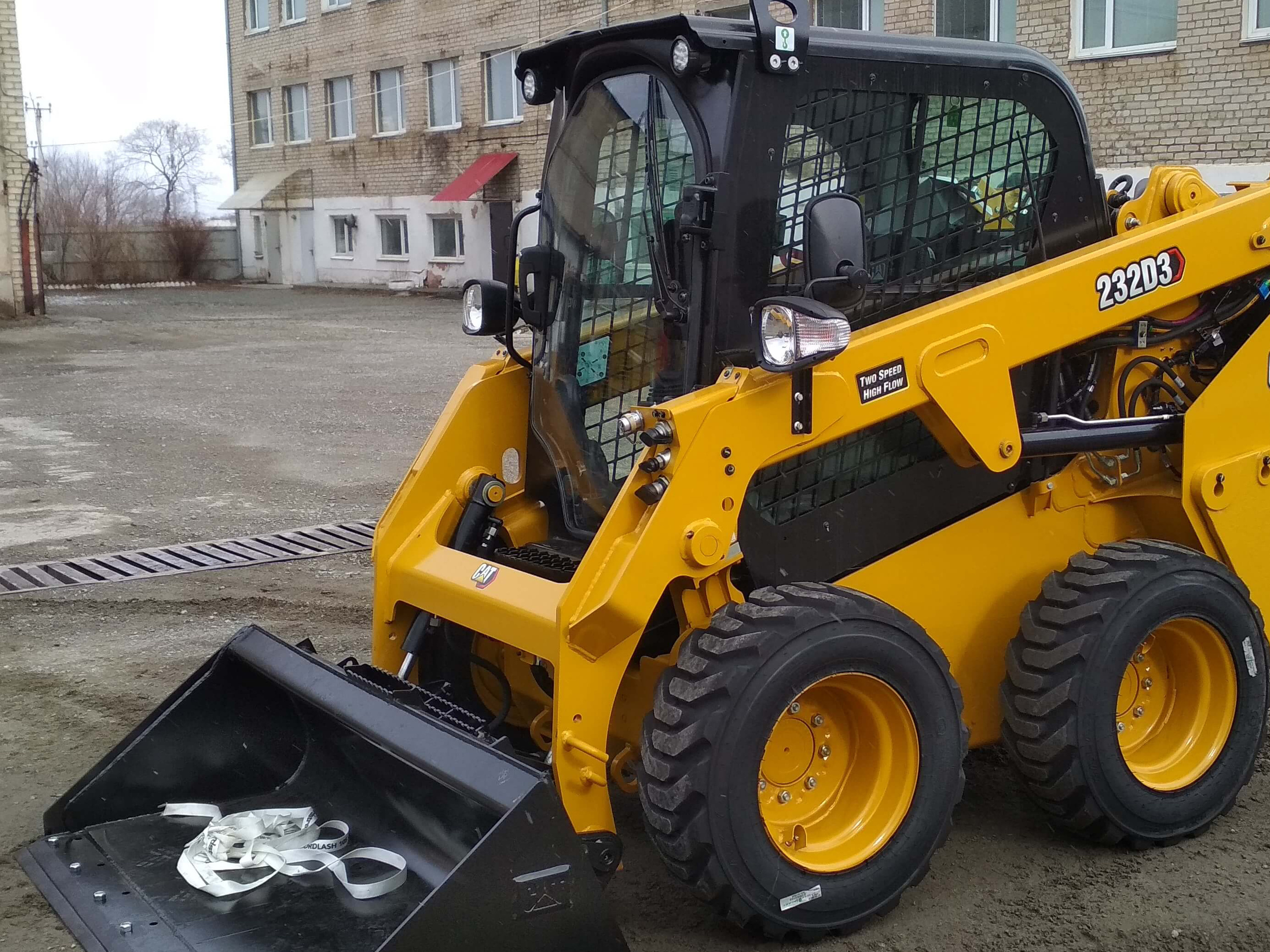 Earthmoving Machinery  Skid Steer Loader 34ton 246D3 with Imported Engine