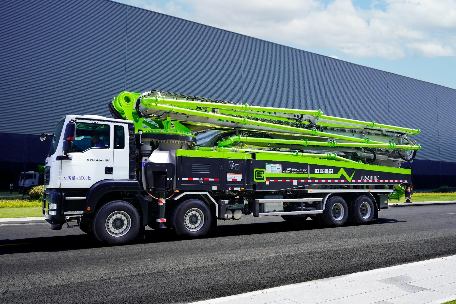 Zoomlion Hot Selling 62m 62X-6RZ 6 Section Boom Truck-Mounted Mobile Concrete Pump in Asia