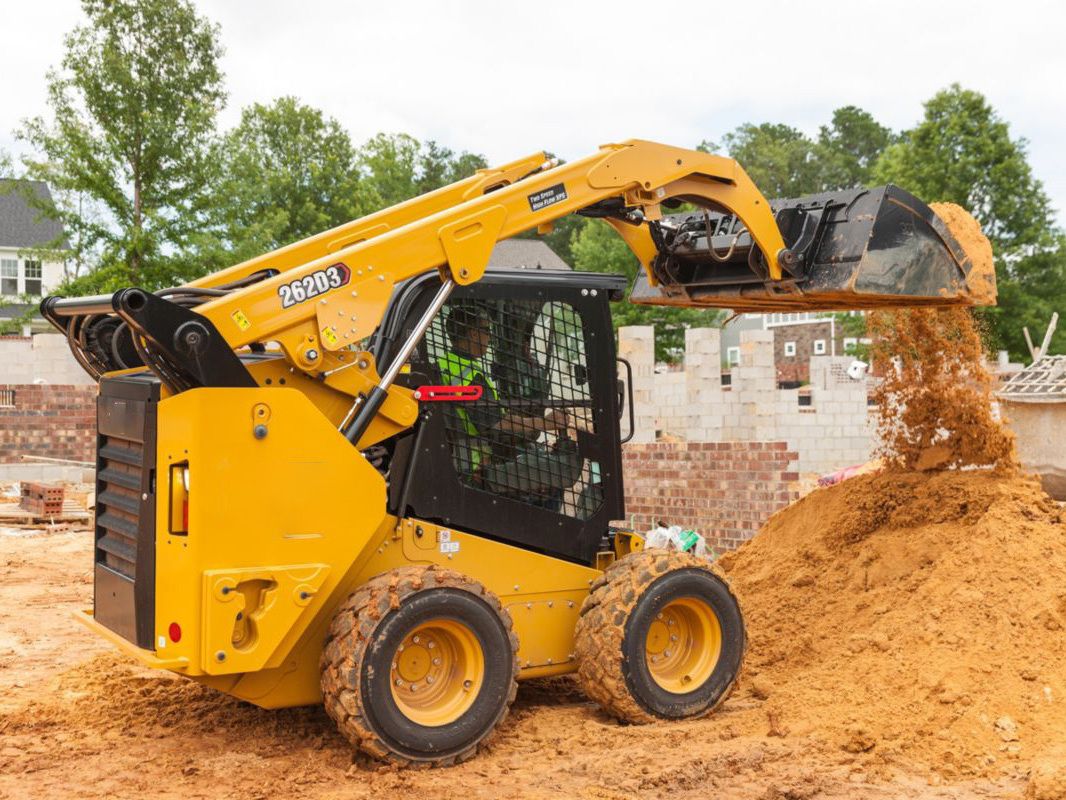 Earthmoving Machinery  Skid Steer Loader 34ton 246D3 with Imported Engine