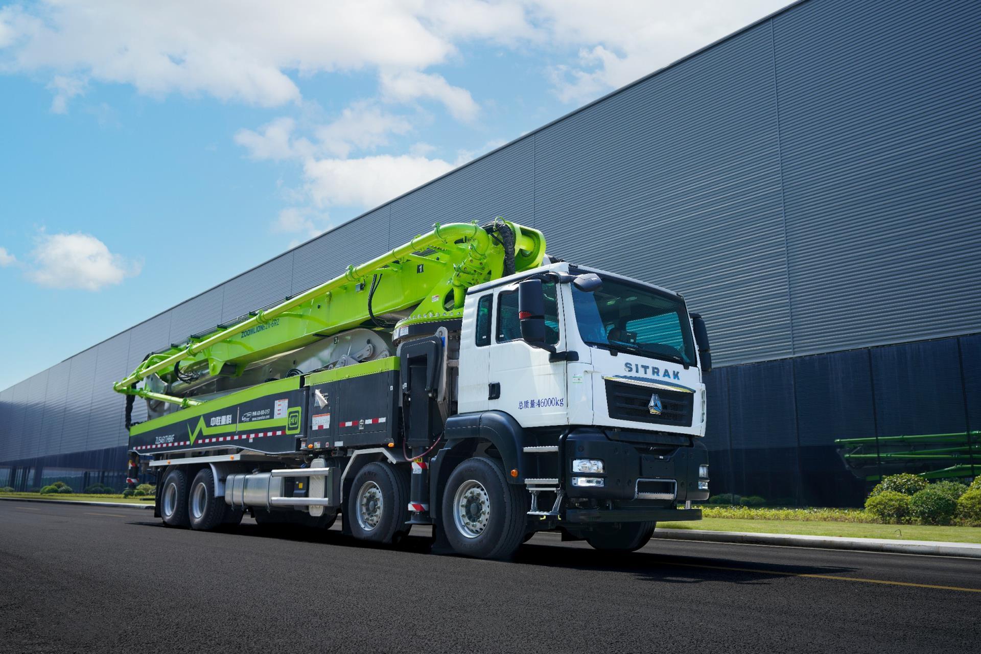 Zoomlion Hot Selling 62m 62X-6RZ 6 Section Boom Truck-Mounted Mobile Concrete Pump in Asia