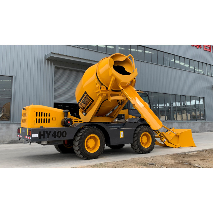 High Quality Mini Portable China Self Loading 13 M3 Concrete Mixer JZM350