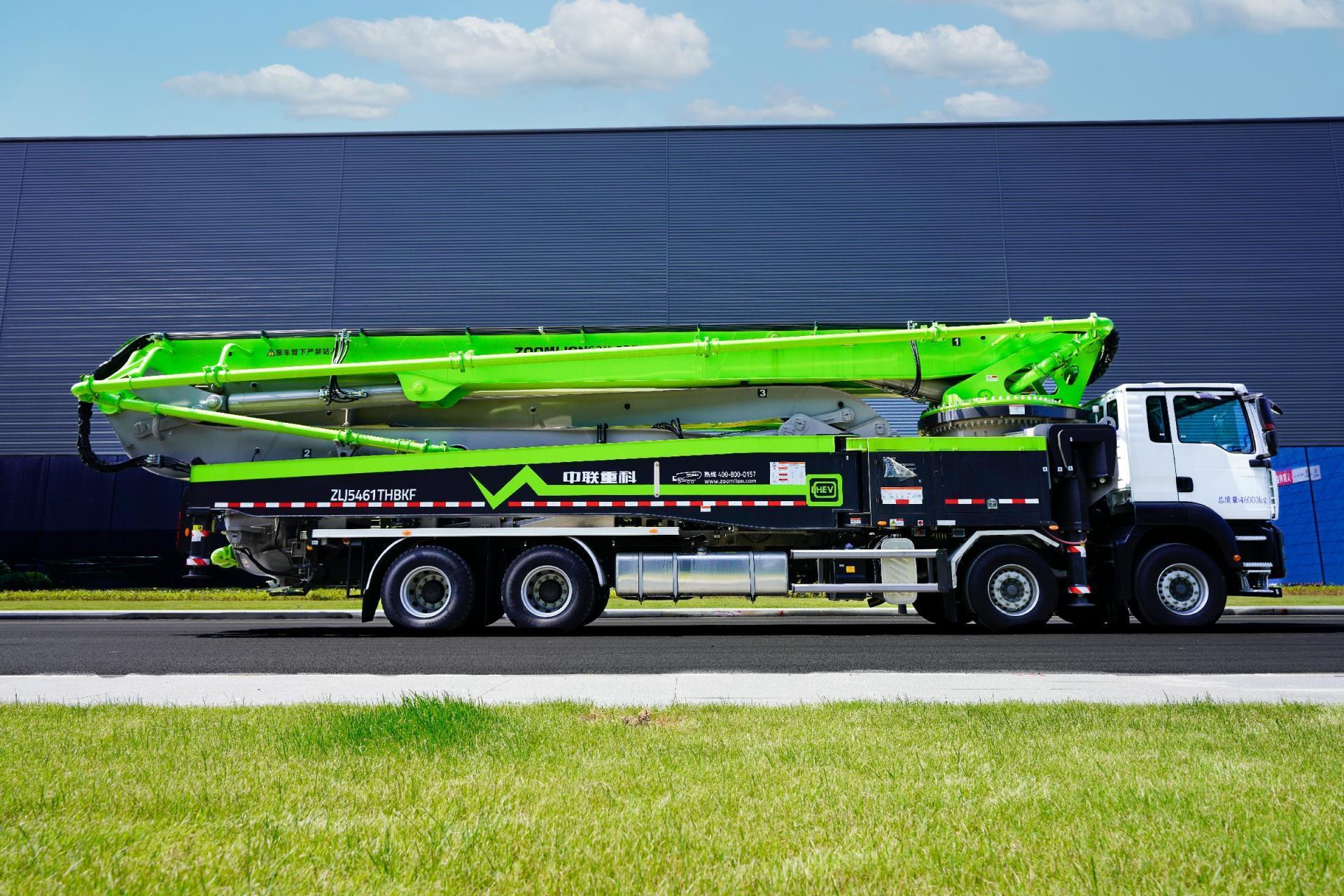 Zoomlion Hot Selling 62m 62X-6RZ 6 Section Boom Truck-Mounted Mobile Concrete Pump in Asia