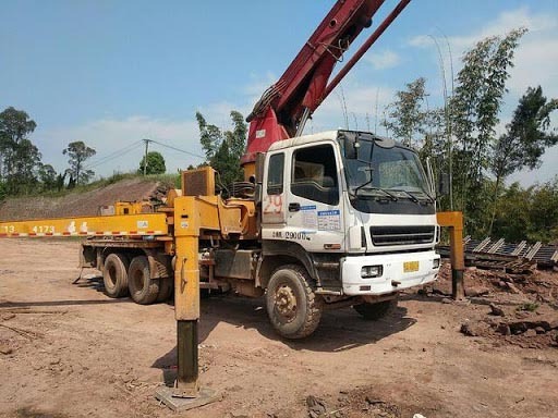 24-26m Concrete Pump Truck Second Hand Truck Mounted Pump