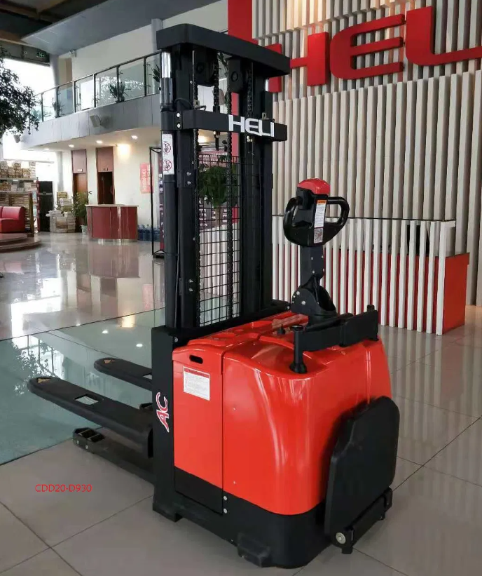 HELI 2 Ton electric pallet stacker CDD20 D930 with 3m 4m Lifting Height