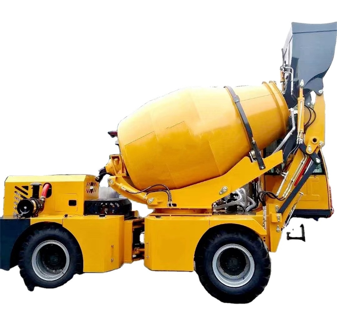 Cheap Price JBC3200 Drum 3.2CBM Cement Mixing Selfloading Concrete Mixer Truck with Attachment