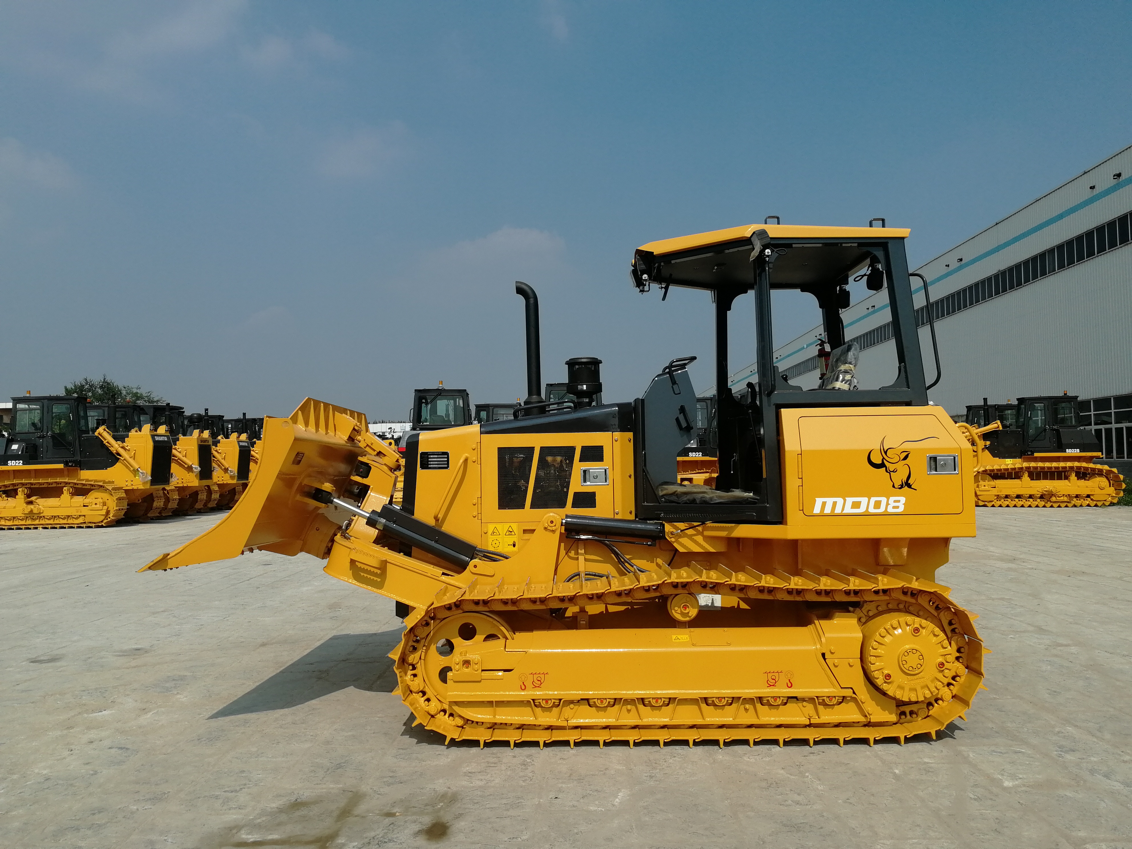 SHANTUI Mini Crawler Bulldozer 8 Tons Hydraulic Bulldozer DH08B2