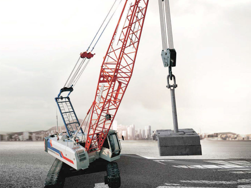 Famous Brand 55 Ton Mobile Crawler Crane ZCC550H-1 With CE To UAE