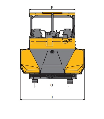 SSP Series Asphalt Paver 8.2m Paving Machine Concrete Paver SSP80C-8H EXTENDING SCREED for Sale