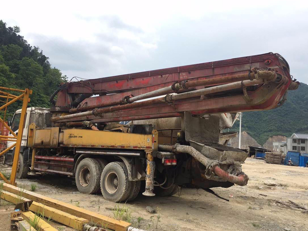 Good Condition Used Concrete Pump Truck Second Hand 37m Pump Truck