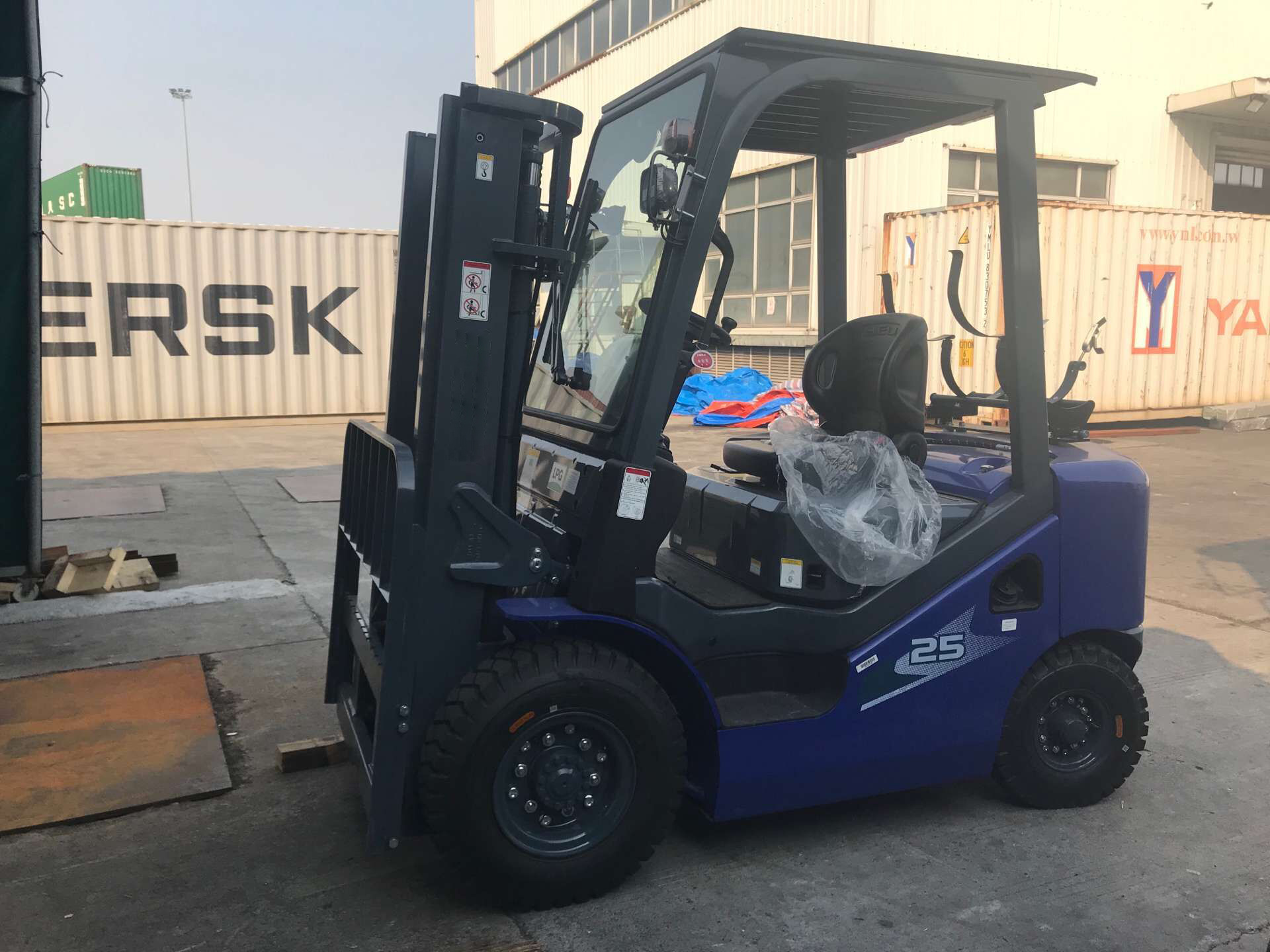 LPG Forklift Gasoline CPQYD20 2 Ton With K25 Engine Competitive Price In Barbuda