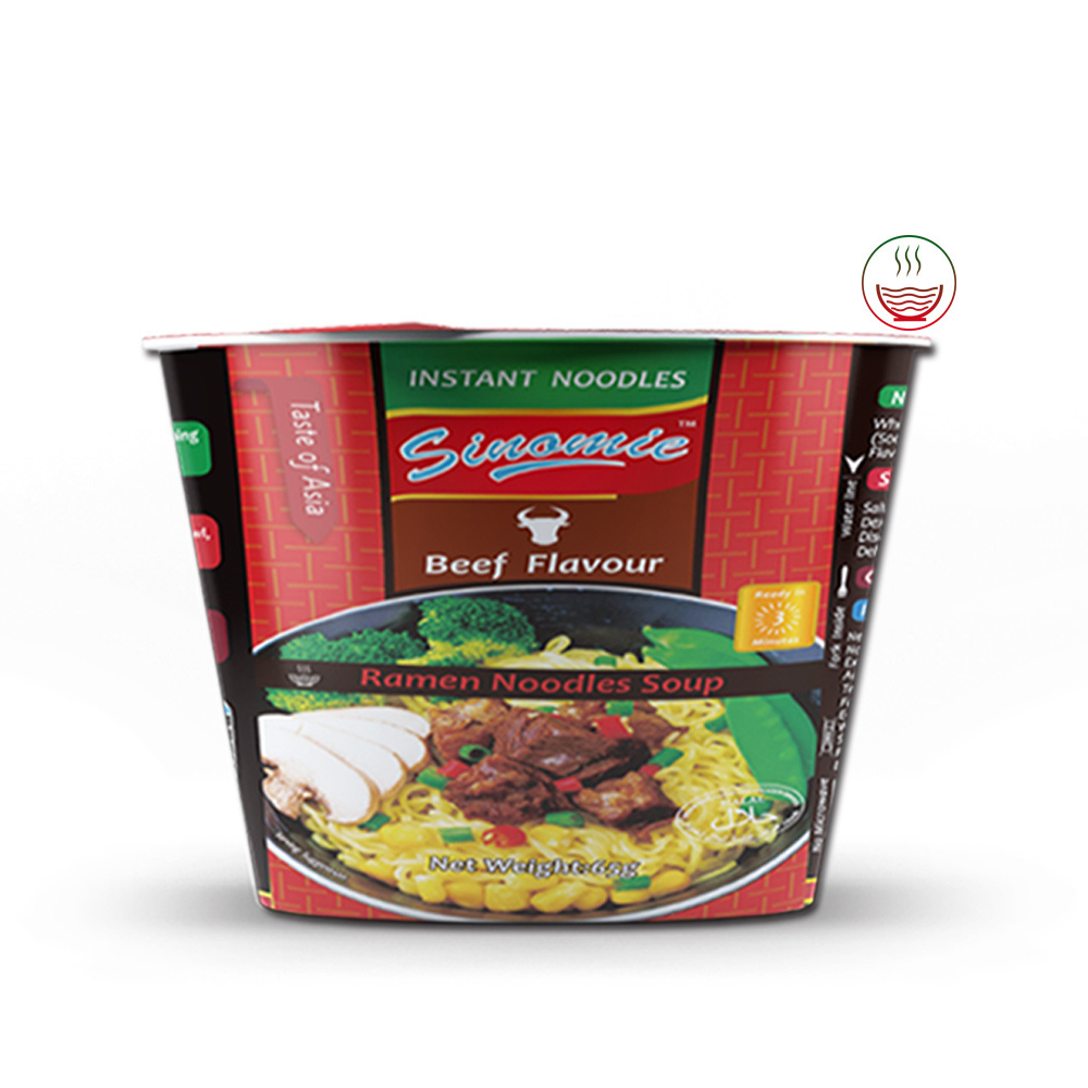 Manufacturing Wholesale Noodle Halal Chinese Instant Beef Noodles Delicious Healty Food Bowl Instant Noodles