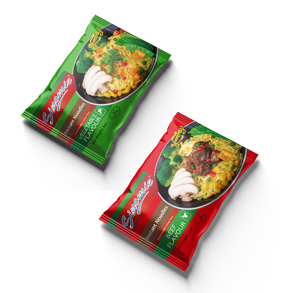 [SINOMIE] Chinese Factory Noodles Instant Chinese Beef Flavor Instant Noodles