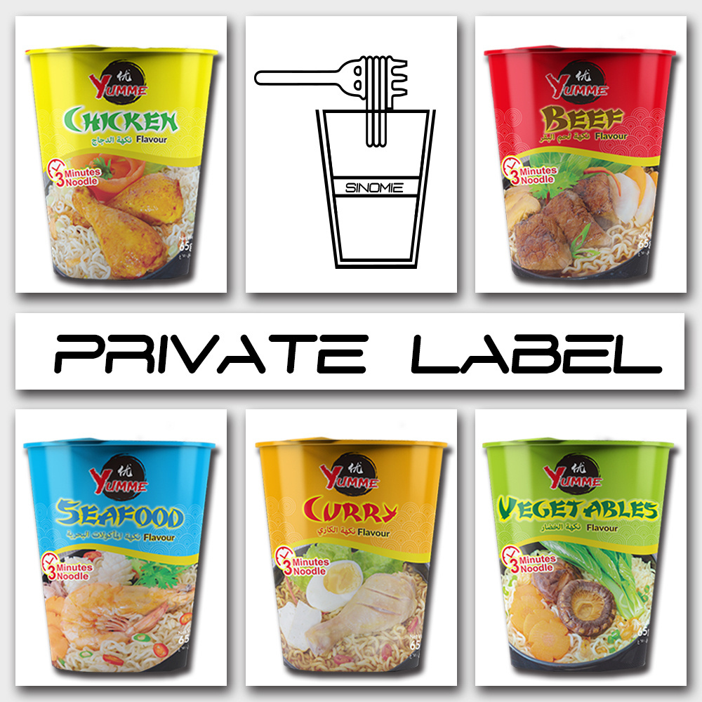 Manufacturing Wholesale Noodle Halal Chinese Instant Beef Noodles Delicious Healty Food Bowl Instant Noodles