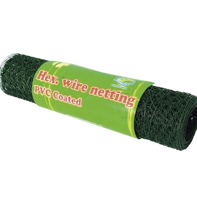 Plastic Coated  Hexagonal Wire Netting Hexagonal Chicken Wire Mesh Stainless Steel Chicken Wire Mesh