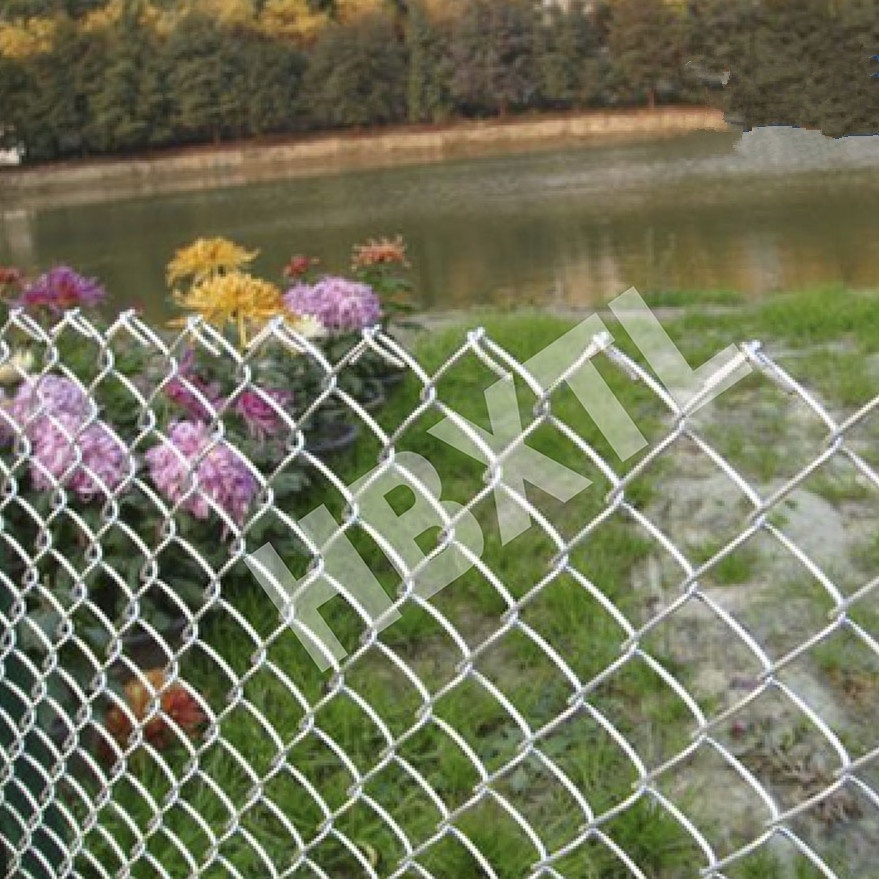 High Quality Hot Dip Galvanized Safety Fencing Mesh Fence Square Mesh Hole Used Chain Link Fencing For Sale