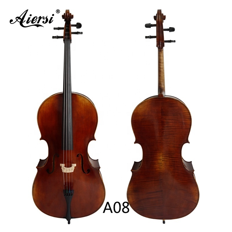 Aiersi brand factory made Professional handmade oil painted Antique cello