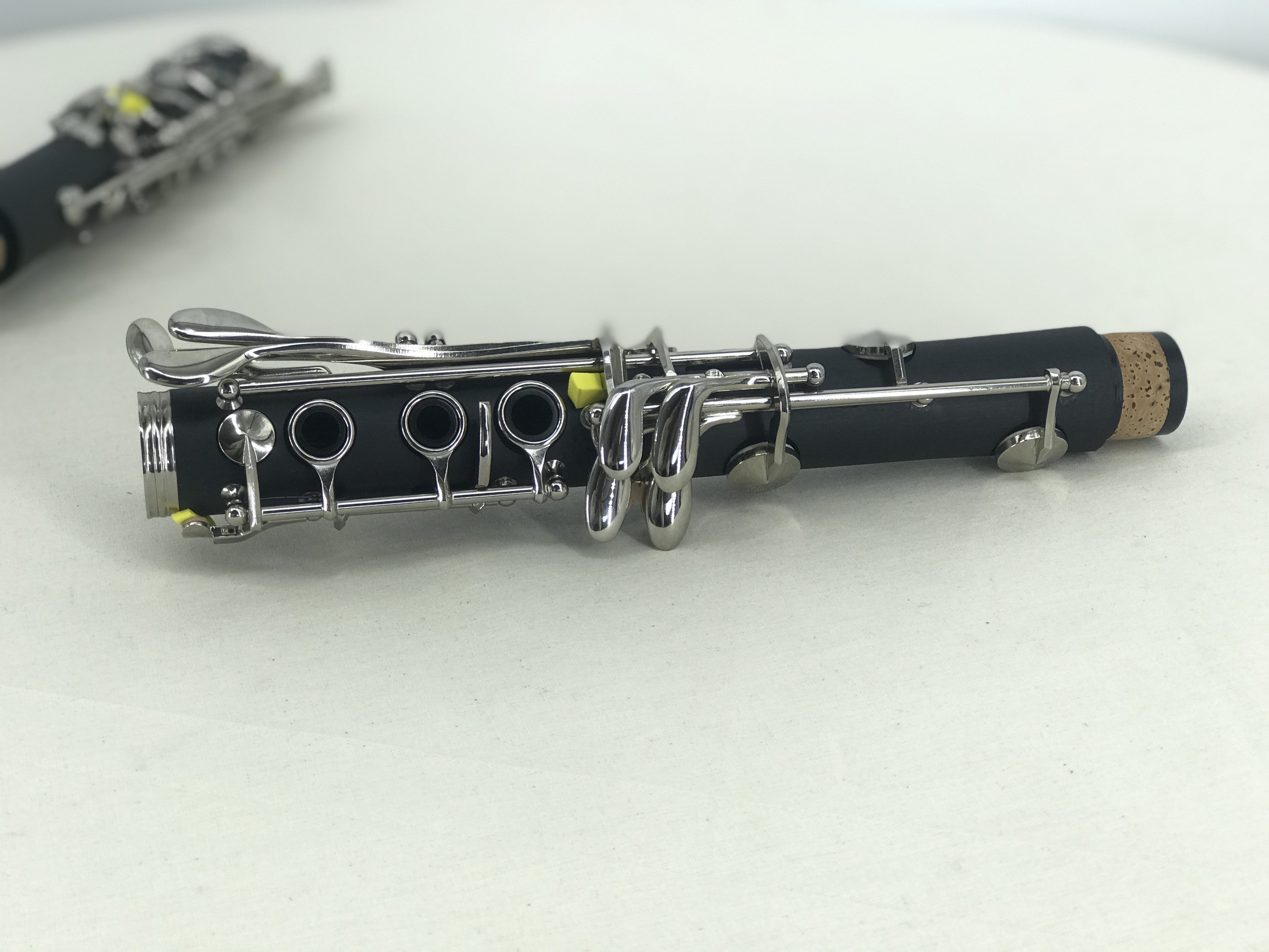 Nickel Plated Hard Rubber Made 17 Keys Black Color Clarinet in Bb Tone woodwind musical instrument