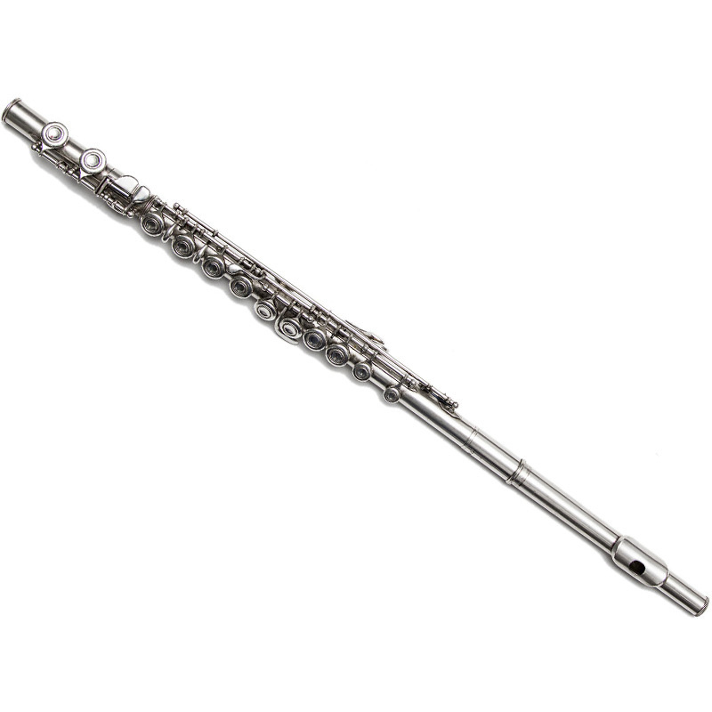 Wholesale Cupro Nickel straight flute closed flute instrument musical for student offer