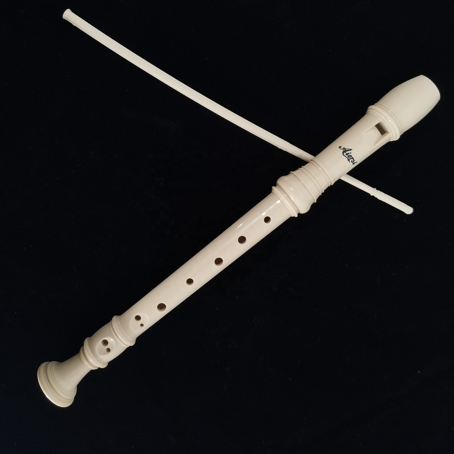 High Quality Good Price Baroque style Wind Instrument Clarinet Ivory color OEM Surface ABS plastic Material flute recorder