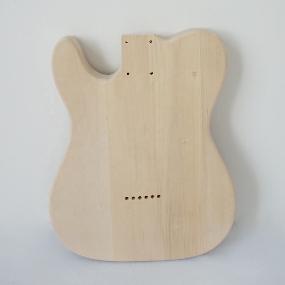 Diy Electric Guitar kits Solid Basswood Body  Maple Neck full pack unfinished electric guitar making kit