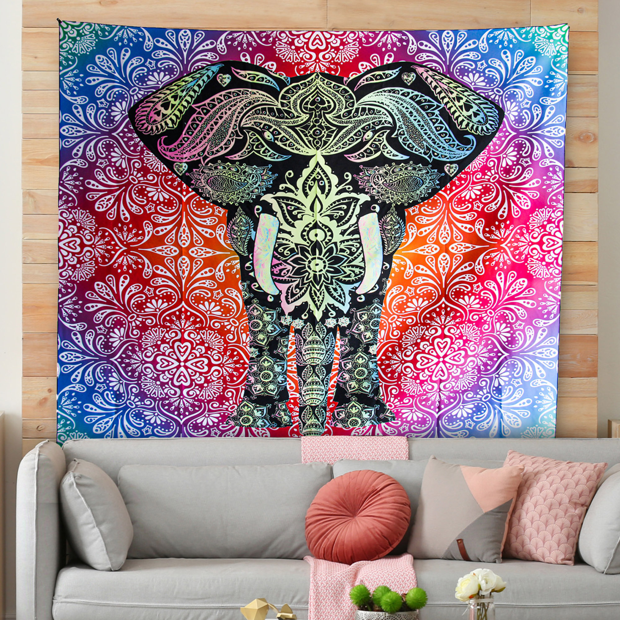 SINONARUI Hot sell Wholesale Dorm Decor in Bohemian Style Printed Mandala Wall Hanging Tapestry for Living Room 51