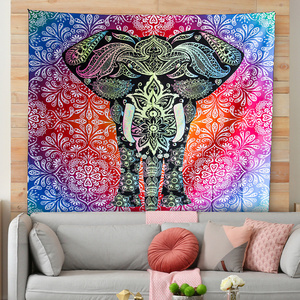 SINONARUI Hot sell Wholesale Dorm Decor in Bohemian Style Printed Mandala Wall Hanging Tapestry for Living Room 51"X59"