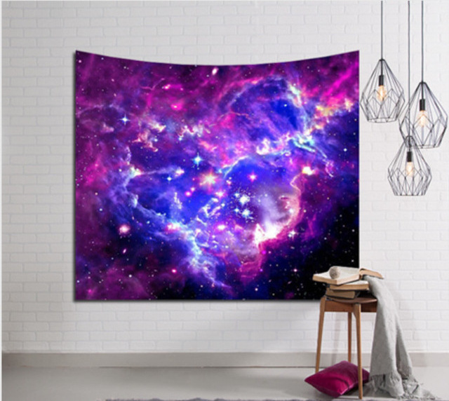 drop ship  130*150cm Galaxy Hanging Wall Tapestry Hippie Retro Yoga Beach Mat  wholesale custom Tapestries