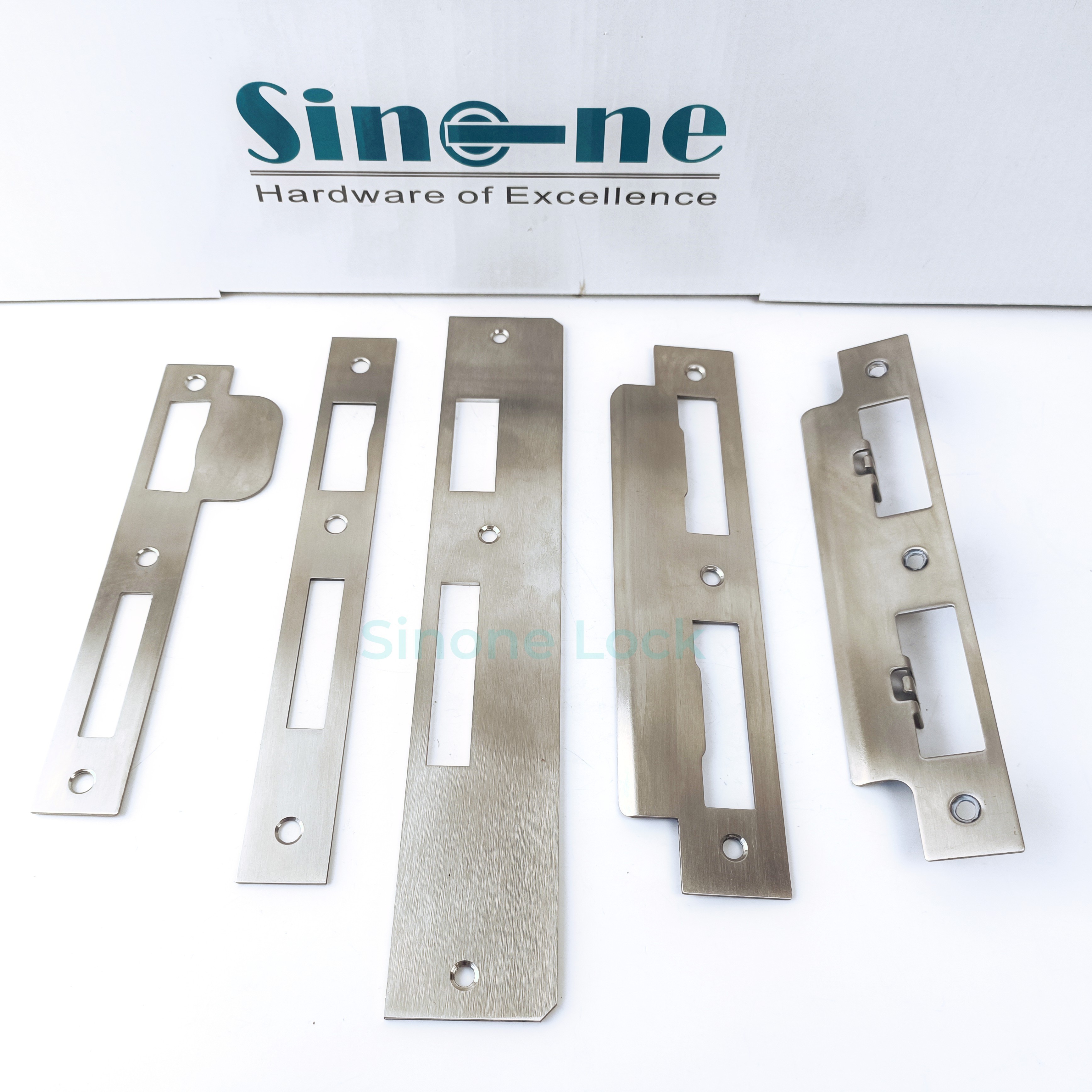 stainless steel 304 strike plate customized in different shapes used with Euro Mortise Lock