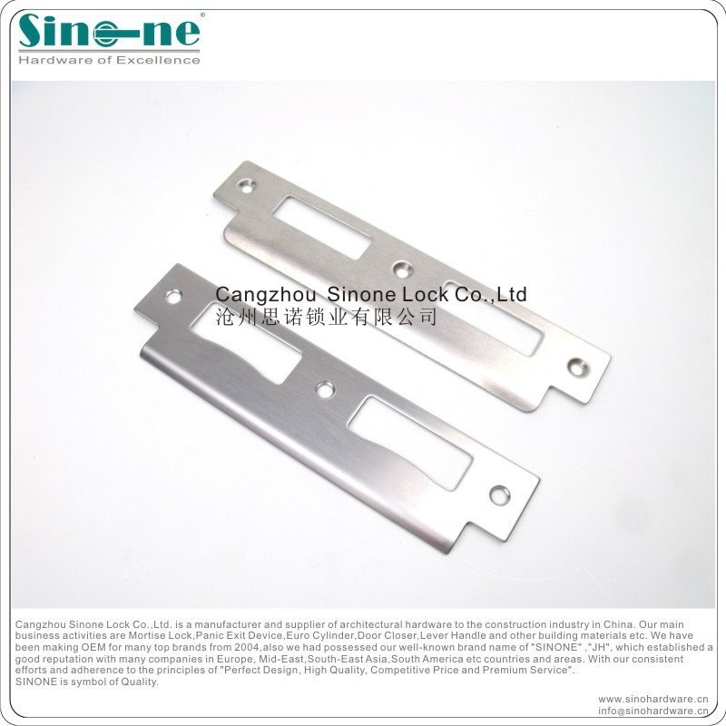 Striking plates for mortice mortise sash lock interior wooden steel fire door lock mortise lock set