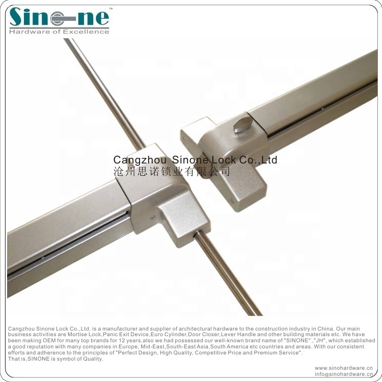 Push Bar Panic Exit Device, Stainless Steel 304 or Steel Painted, China factory