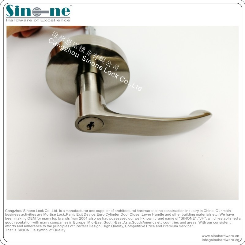 External trim outside Lever device Handle Solid casting for panic exit device trim push bar outside handle