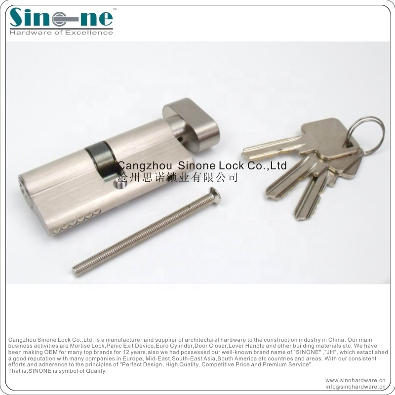 Dimple keys profile brass lock Cylinder master key keyed alike  130mm length