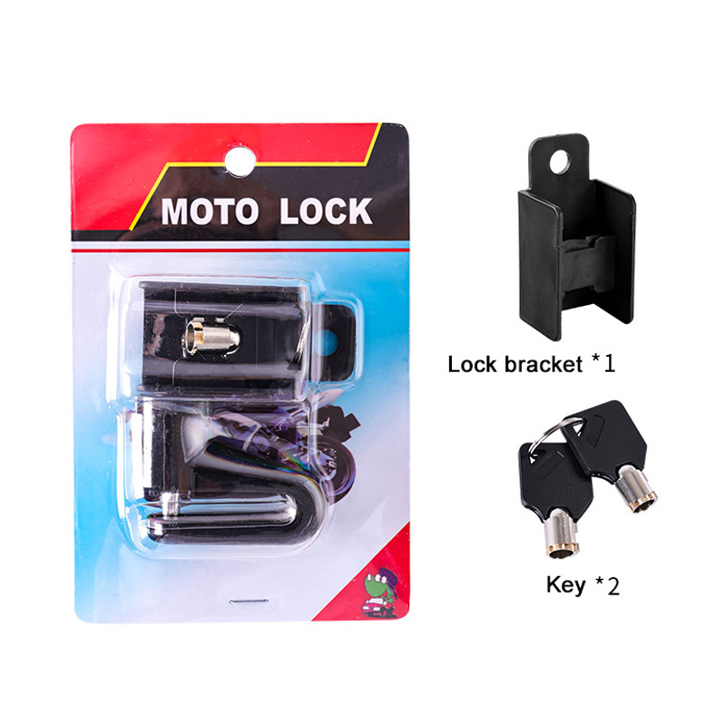 Mountain bike Motorcycle motorbike electric bike key lock Cycling equipment accessories bicycle disc brake lock