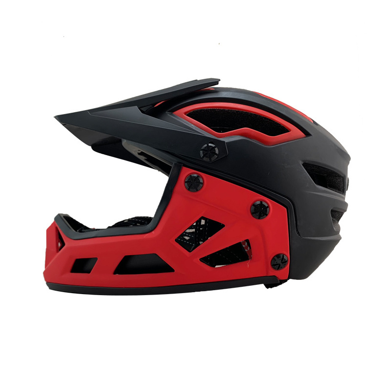 Professional Adult bicycle downhill off-road riding helmet cycling full face chin protection bike helmets