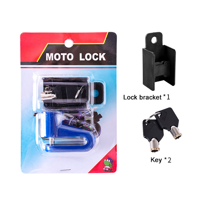 Mountain bike Motorcycle motorbike electric bike key lock Cycling equipment accessories bicycle disc brake lock