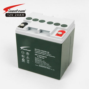 Deep cycle agm 24ah 20hr battery 12v rechargeable sealed lead acid battery 12v 24ah high quality